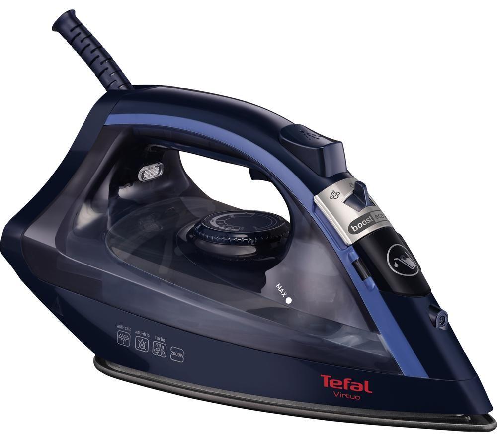 TEFAL Virtuo Anti-scale FV1713E0 Steam Iron - Blue