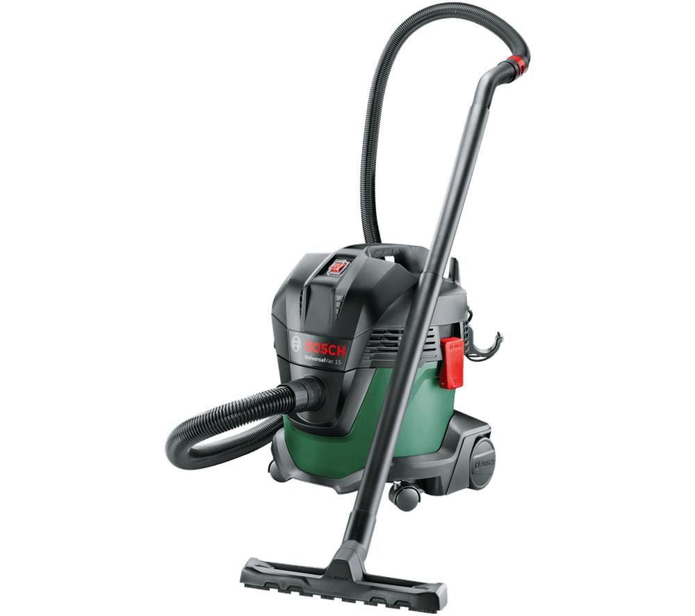 BOSCH UniversalVac 15 Cylinder Wet & Dry Cleaner - Black & Green