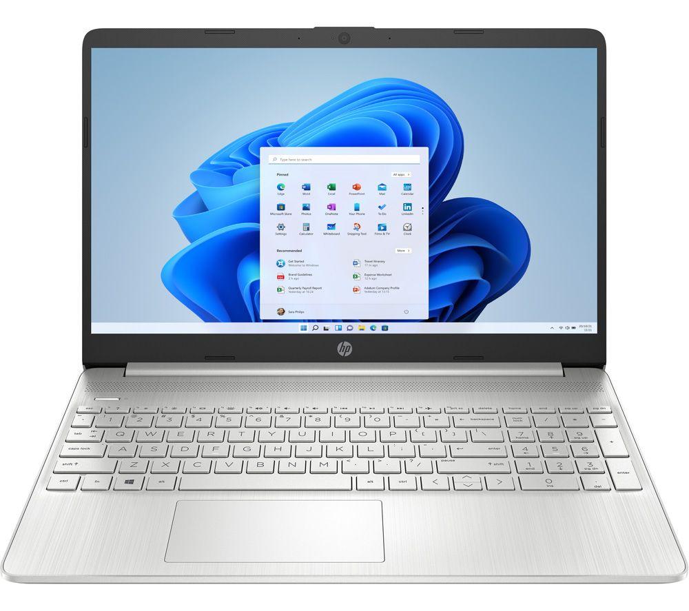 HP 15s-eq1516sa 15.6inch Laptop - AMD Ryzen 3  128 GB SSD  Silver  Silver/Grey