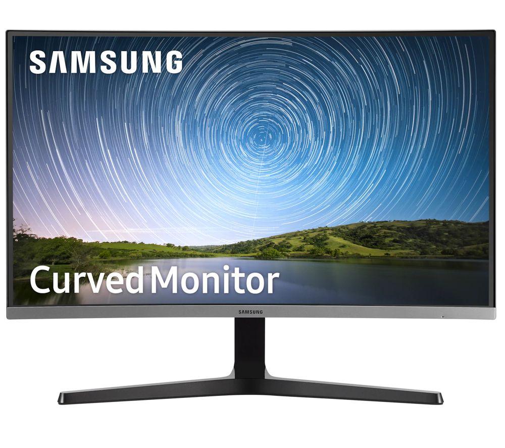 SAMSUNG LC27R500FHUXEN Full HD 27inch Curved LED Monitor - Blue Grey  Silver/Grey
