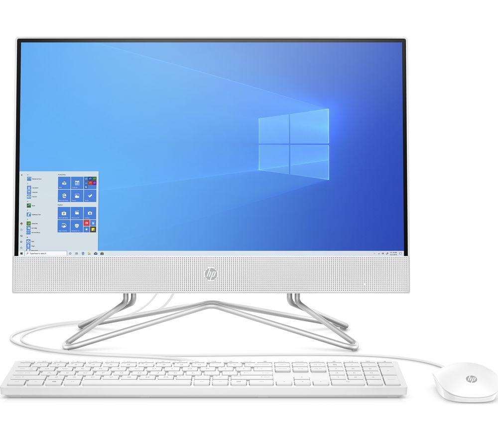HP 22-df0018na 21.5inch All-in-One PC - AMD Ryzen 3  256 GB SSD  White  White