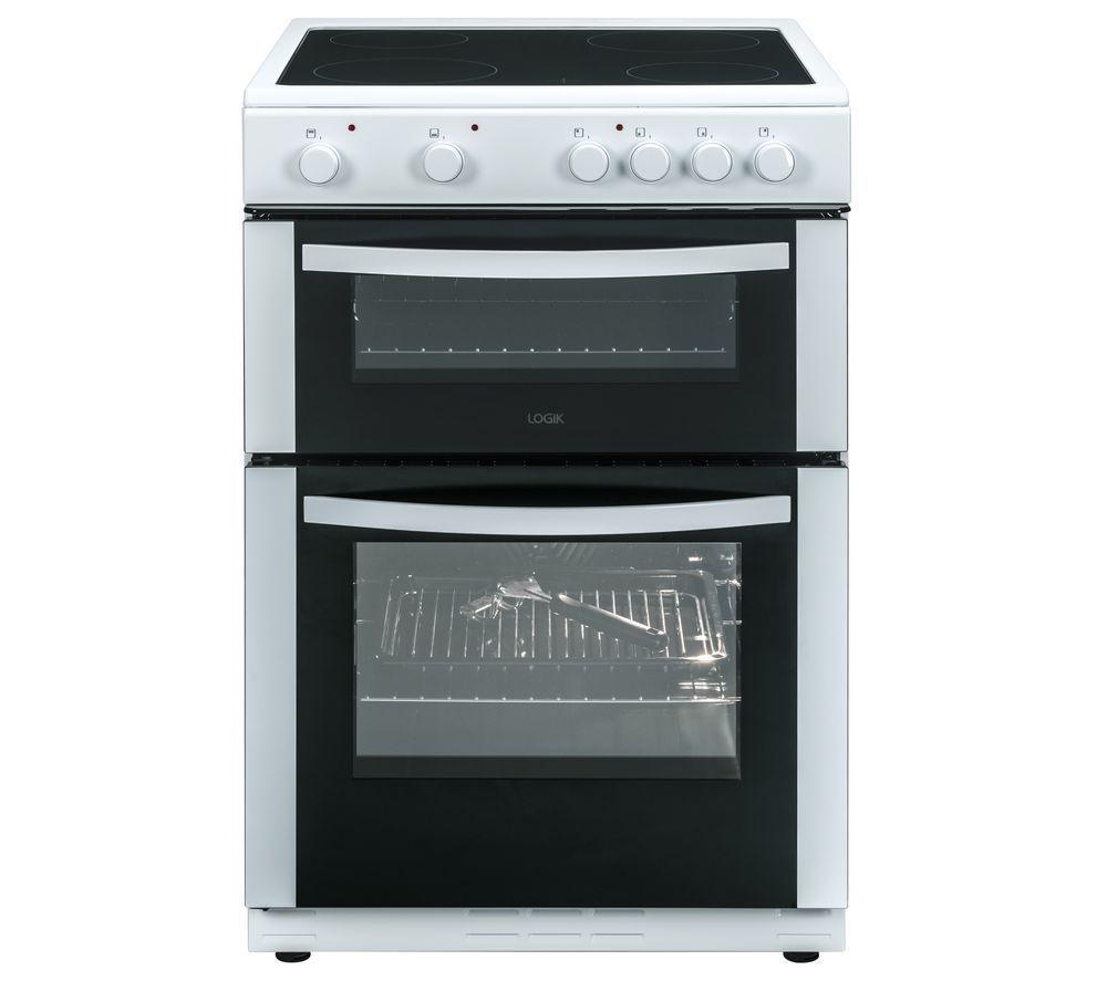 LOGIK LFTC60W16/A 60 cm Electric Ceramic Cooker - White