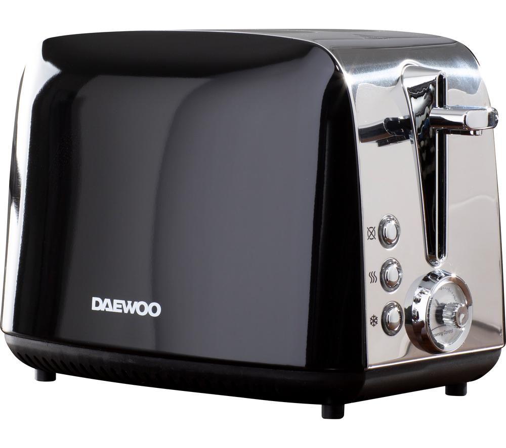 DAEWOO Kingsbury SDA1776 2-Slice Toaster - Stainless Steel