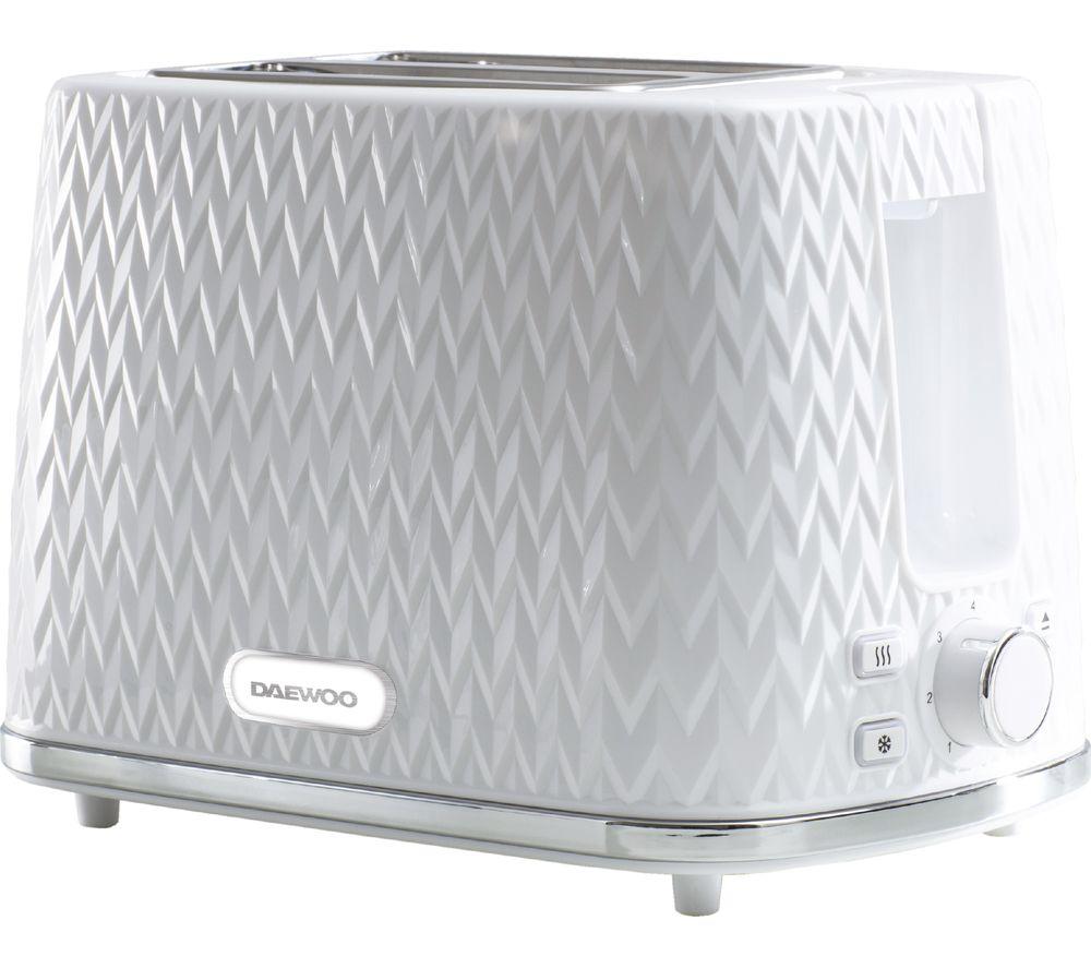 DAEWOO Argyle Collection SDA1781 2-Slice Toaster - White
