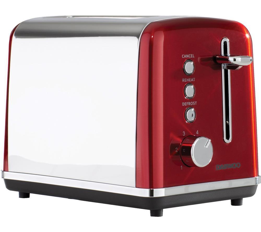 DAEWOO Kensington SDA1584 2-Slice Toaster - Red