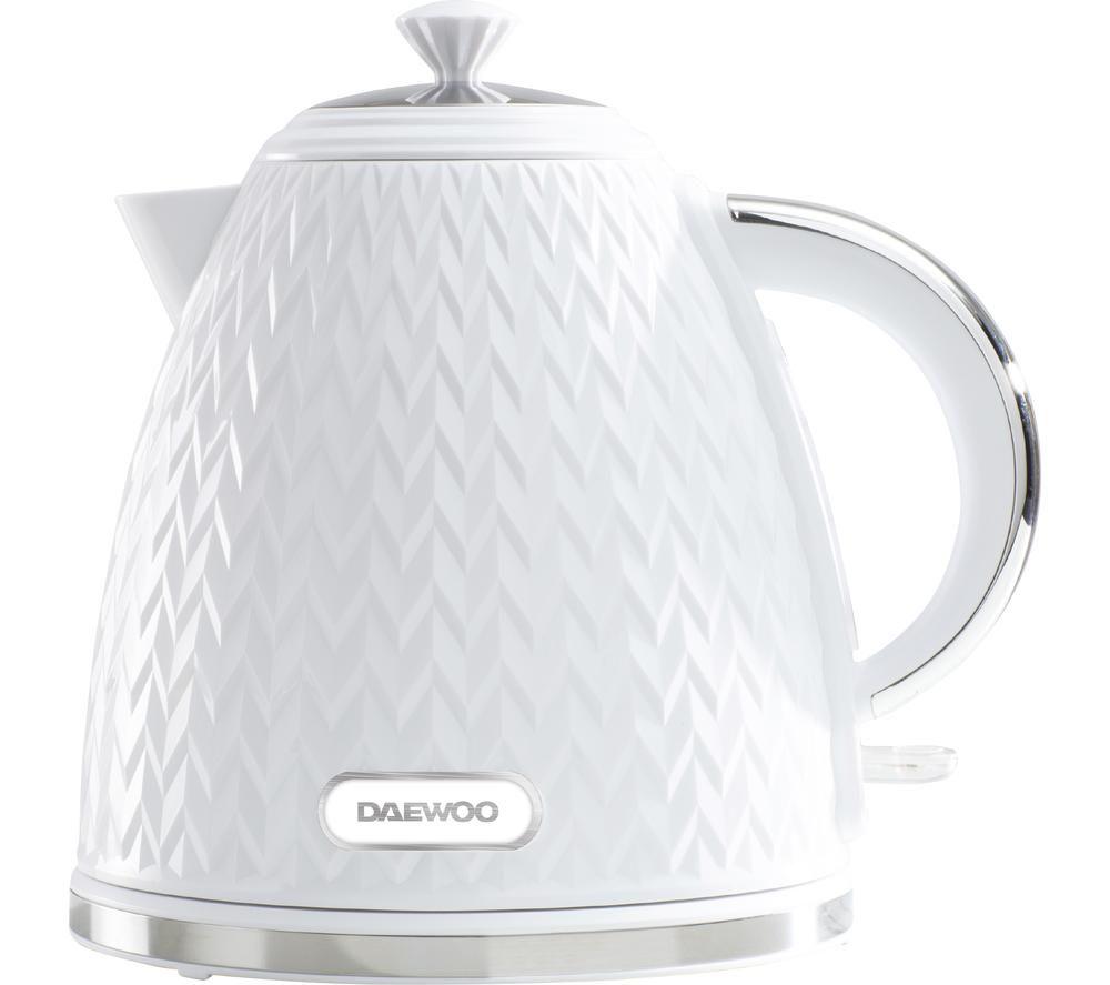 DAEWOO Argyle Collection SDA1780 Jug Kettle - White