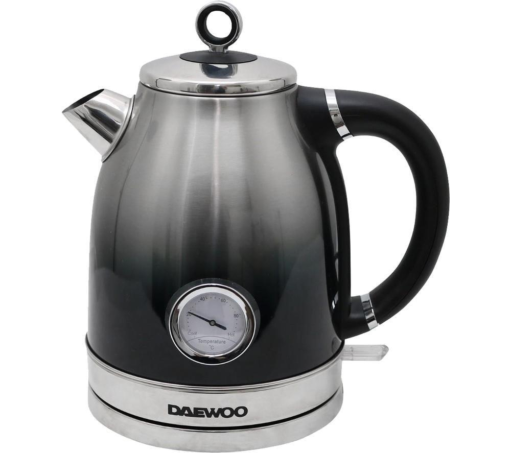 DAEWOO Callisto Retro SDA1837 Jug Kettle - Stainless Steel