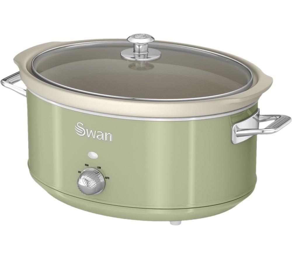 SWAN Retro SF17031GN Slow Cooker - Green