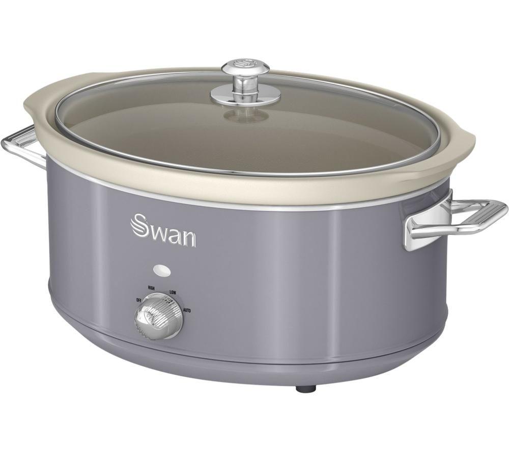 SWAN Retro SF17031GRN Slow Cooker - Grey