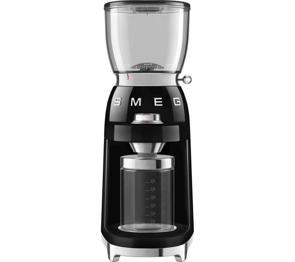 SMEG CGF01BLUK Electric Coffee Grinder - Black