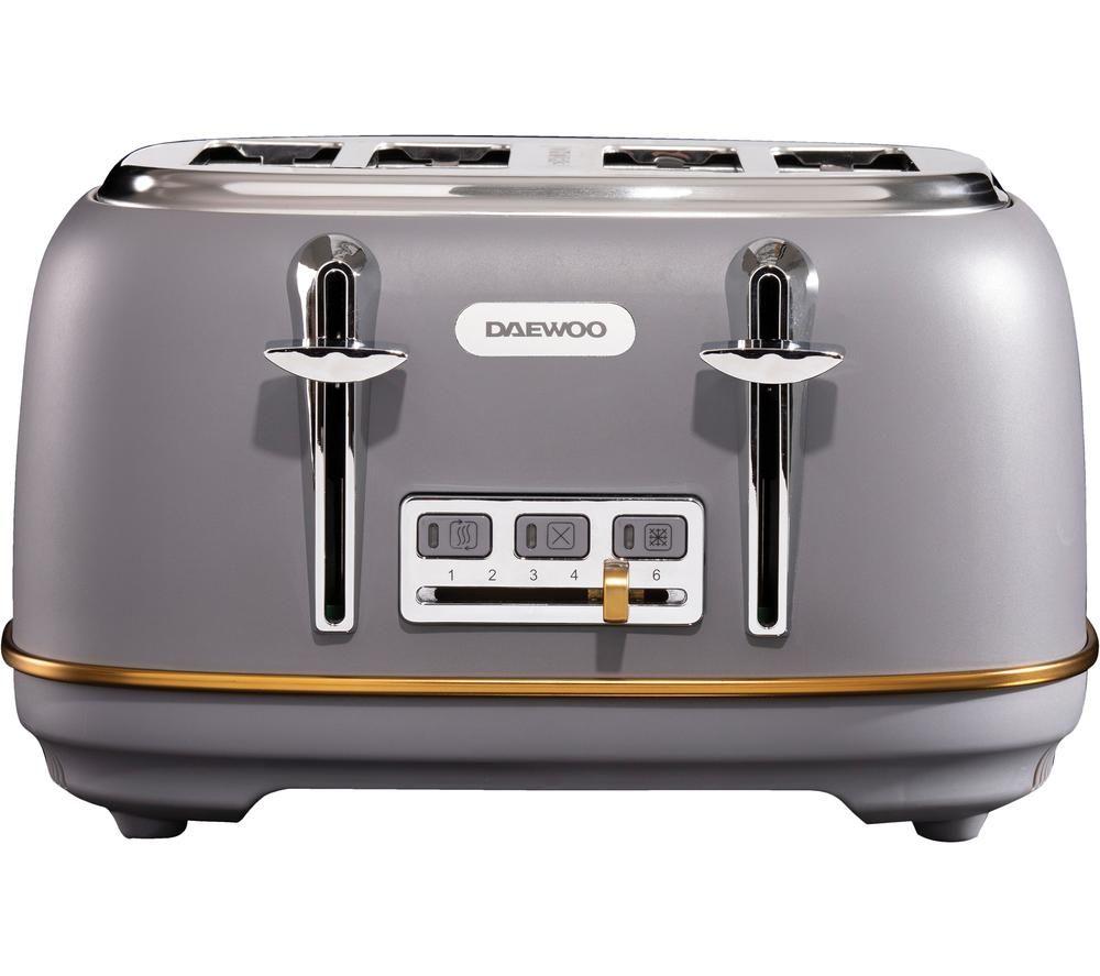 DAEWOO Astoria SDA1818 4-Slice Toaster - Grey