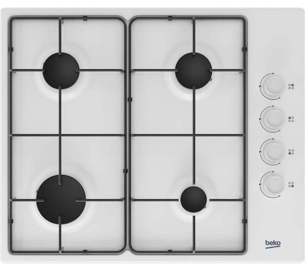 BEKO HIBG64120SW Gas Hob - White
