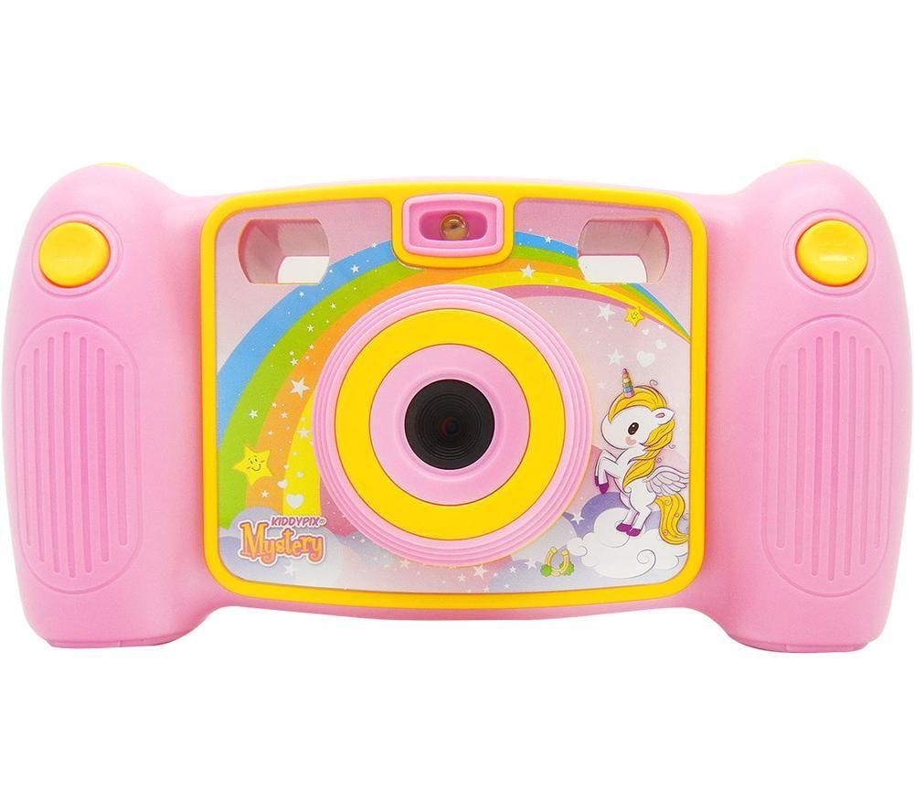 EASYPIX Kiddypix Mystery Compact Camera - Pink & Yellow
