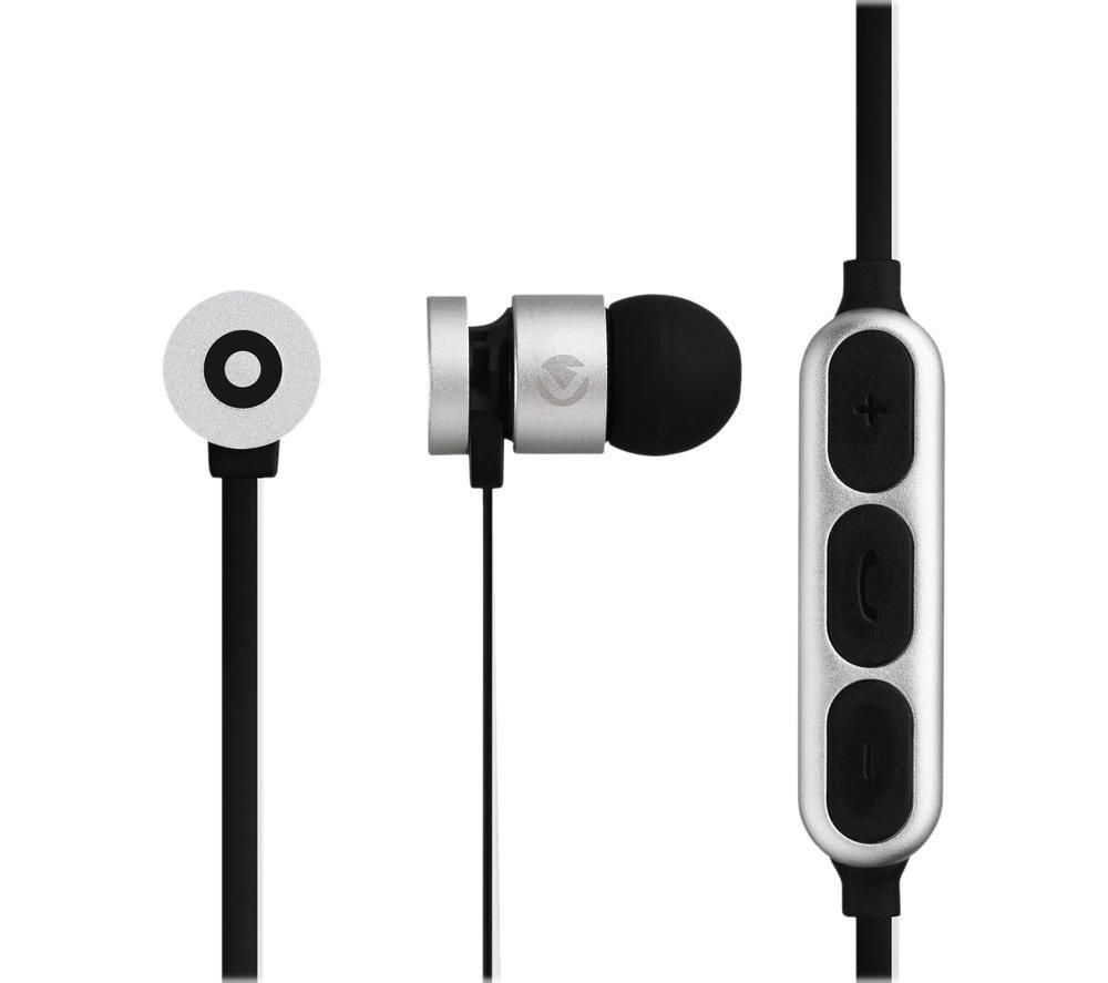 Volkano Mercury Series VK1006SLBK Wireless Bluetooth Earphones Black & Silver
