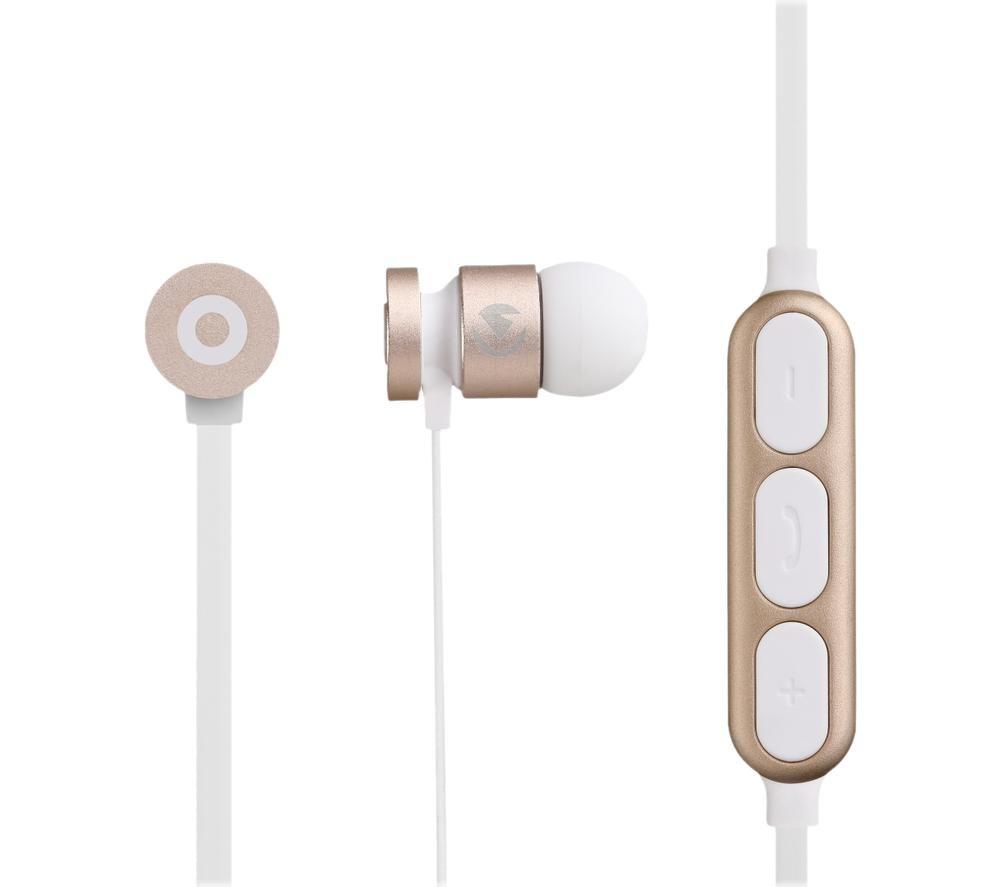 Volkano Mercury Series VK1006GDWT Wireless Bluetooth Earphones Gold