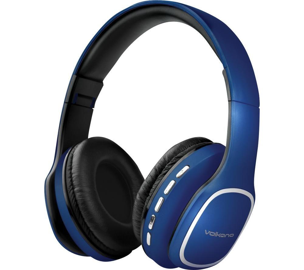 VOLKANO Phonic VK-2002-BL Wireless Bluetooth Headphones - Blue
