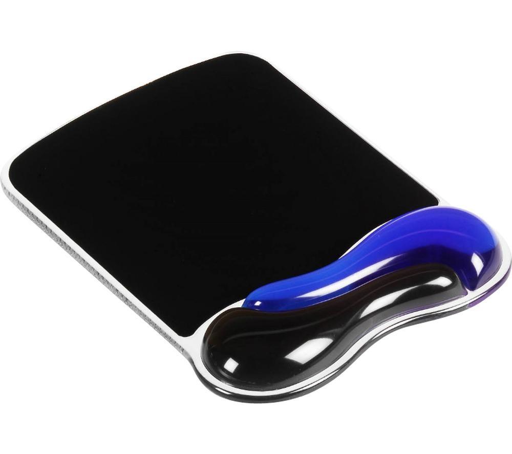 KENSINGTON Duo Gel Mouse Mat Black & Blue