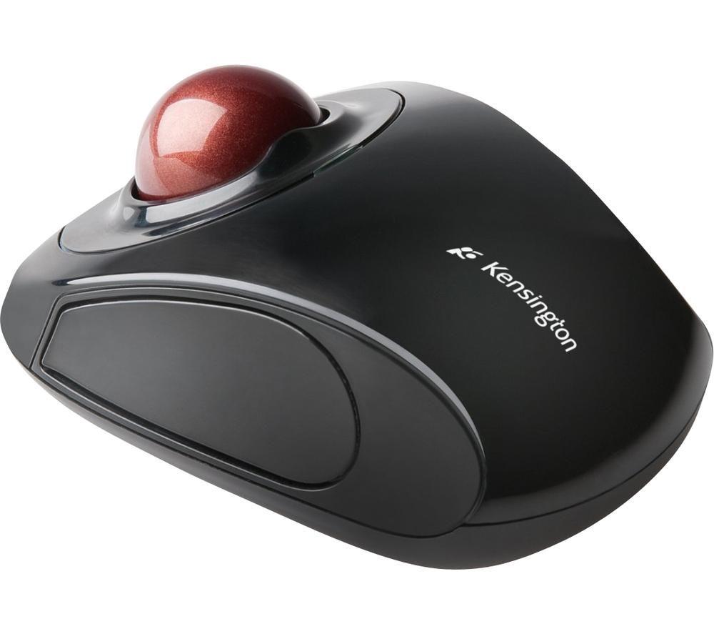 KENSINGTON Advance Fit Wireless Laser Trackball - Graphite  Silver/Grey Black