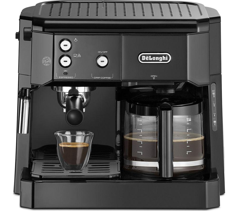 DELONGHI Combi BCO411.BK Filter & Pump Coffee Machine - Black