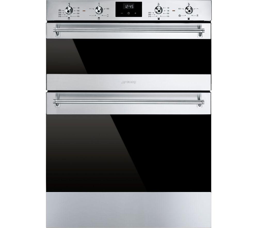 SMEG DUSF6300X Electric Built-under Double Oven - Stainless Steel