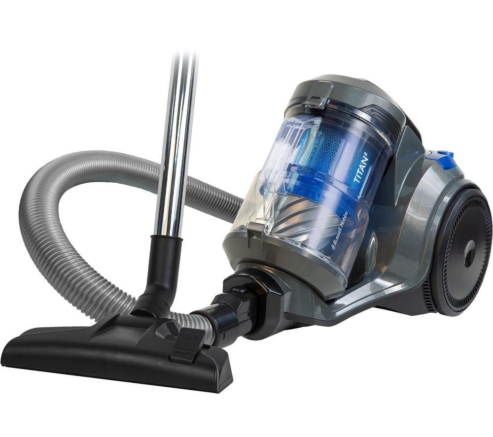 RUSSELL HOBBS Titan RHCV4101 Cylinder Bagless Vacuum Cleaner - Spectrum Grey & Blue