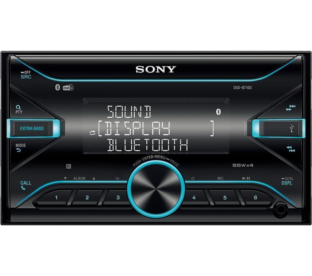 SONY DSX-B710D Smart Bluetooth Car Radio - Black