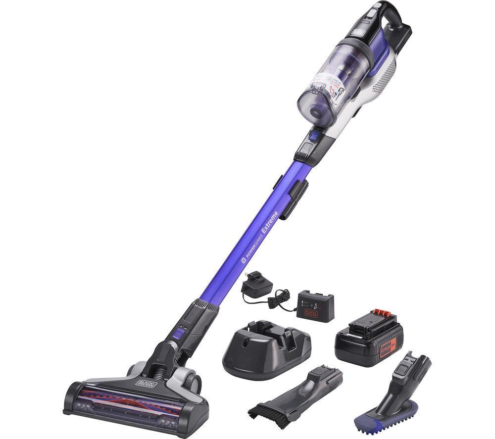 BLACK DECKER POWERSERIES Extreme Pet 4-in-1 BHFEV362DP-GB Cordless Vacuum Cleaner - Purple & Grey