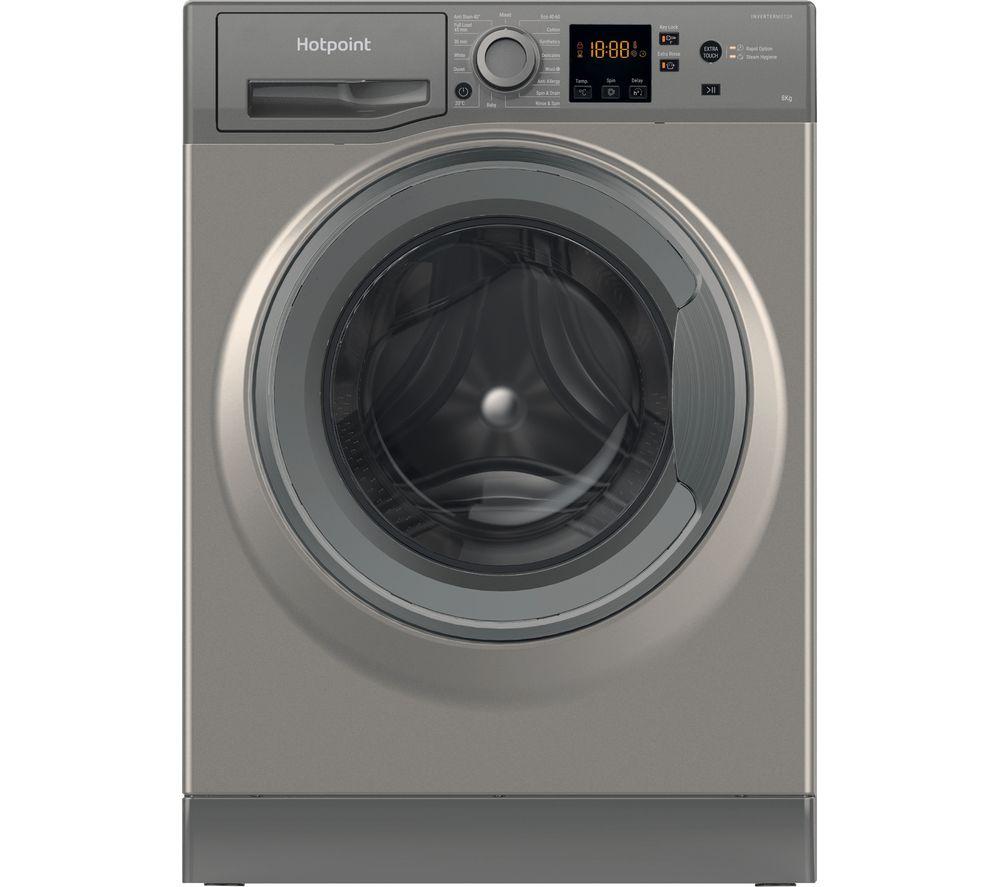 HOTPOINT Coreu0026tradeNSWR 843C GK UK 8 kg 1400 Spin Washing Machine - Graphite
