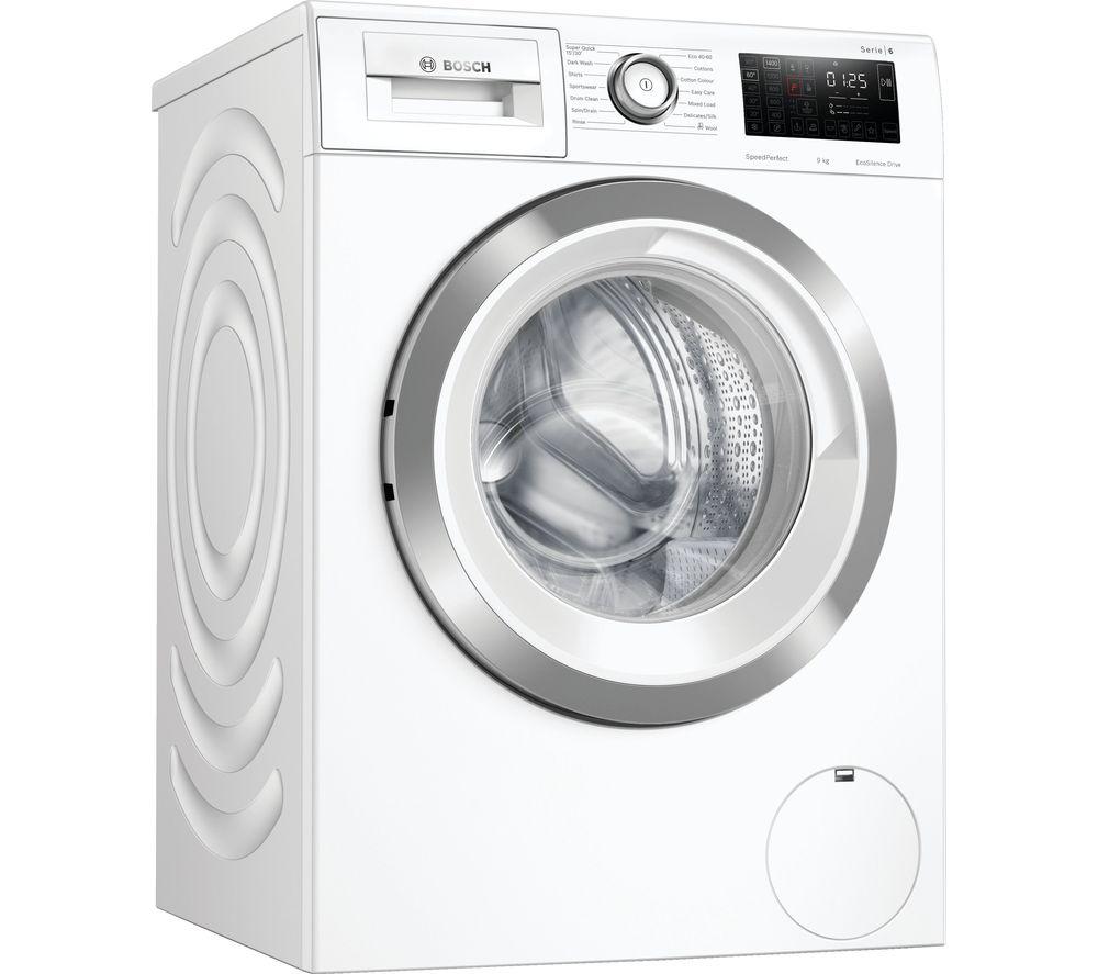 BOSCH Serie 6 WAU28R90GB 9 kg 1400 Spin Washing Machine - White