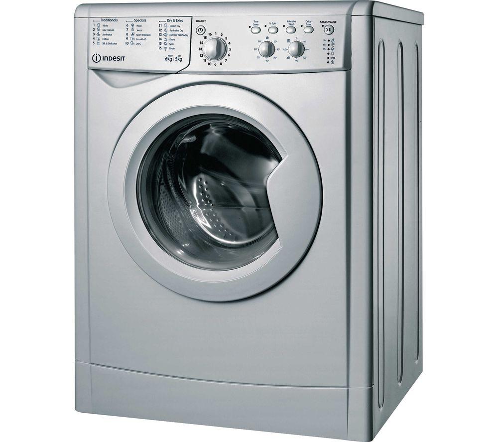 INDESIT Ecotime IWDC 65125 6 kg Washer Dryer - Silver