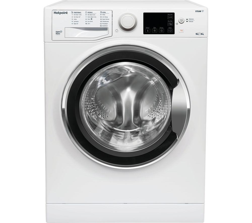 HOTPOINT Coreu0026tradeRDGR 9662 WS UK N 9 kg Washer Dryer - White