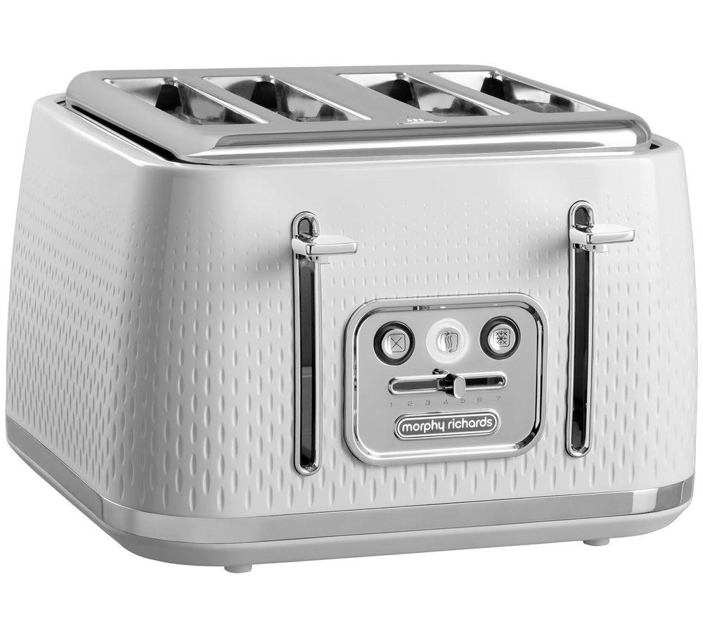 MORPHY RICHARDS Verve 243012 4-Slice Toaster - White