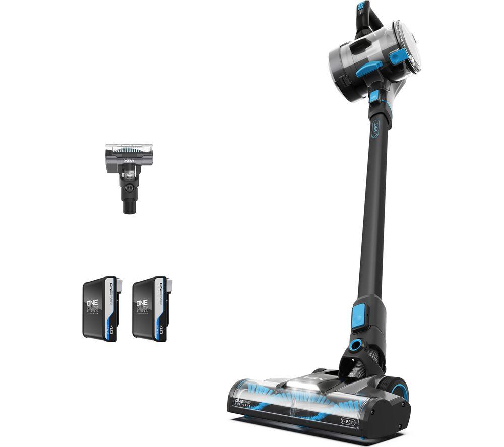 VAX Blade 4 Pet Dual Battery CLSV-B4DP Cordless Vacuum Cleaner Graphite & Blue