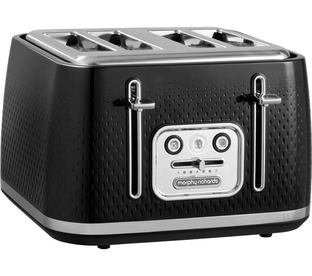 MORPHY RICHARDS Verve 243010 4-Slice Toaster - Black