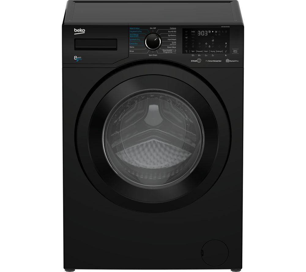 BEKO WDEX8540430B Bluetooth 8 kg Washer Dryer - Black