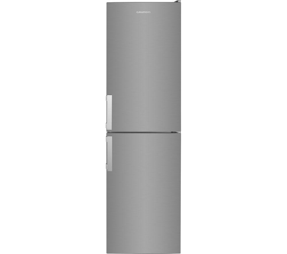 GRUNDIG GKF35810N 50/50 Fridge Freezer - Brushed Steel