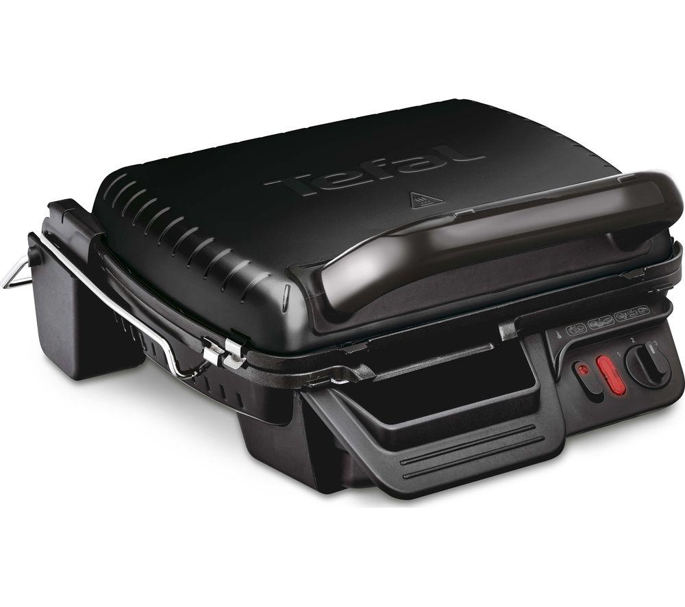 TEFAL Ultracompact 3-in-1 GC308840 Health Grill - Black