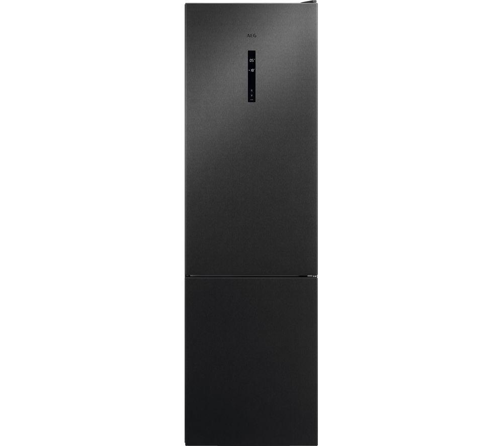 AEG RCB736E5MB 60/40 Fridge Freezer - Black Stainless Steel  Stainless Steel