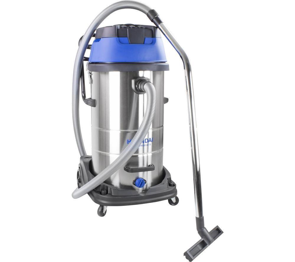 HYUNDAI HYVI10030 Cylinder Wet & Dry Vacuum Cleaner - Silver & Blue