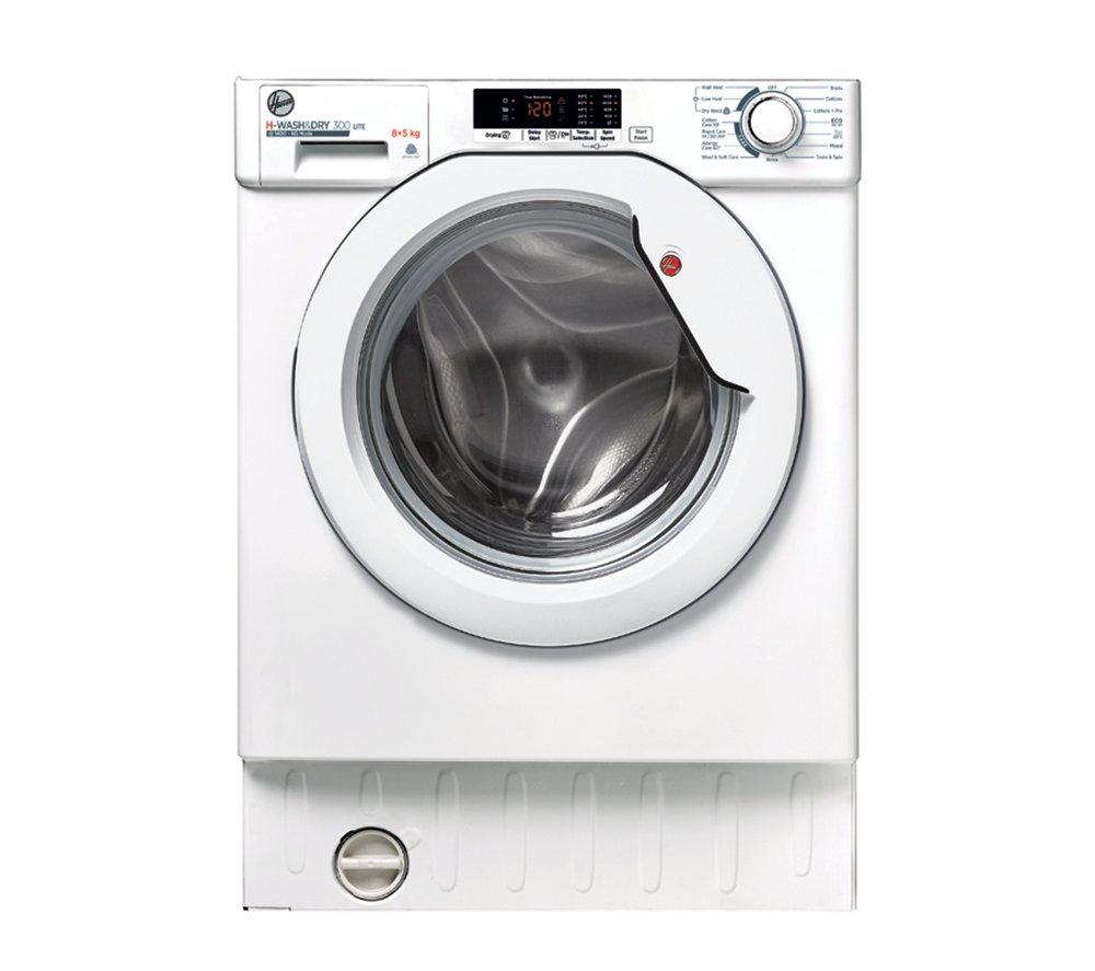 HOOVER H-Wash 300 HBD 485D2E Integrated 8 kg Washer Dryer - White