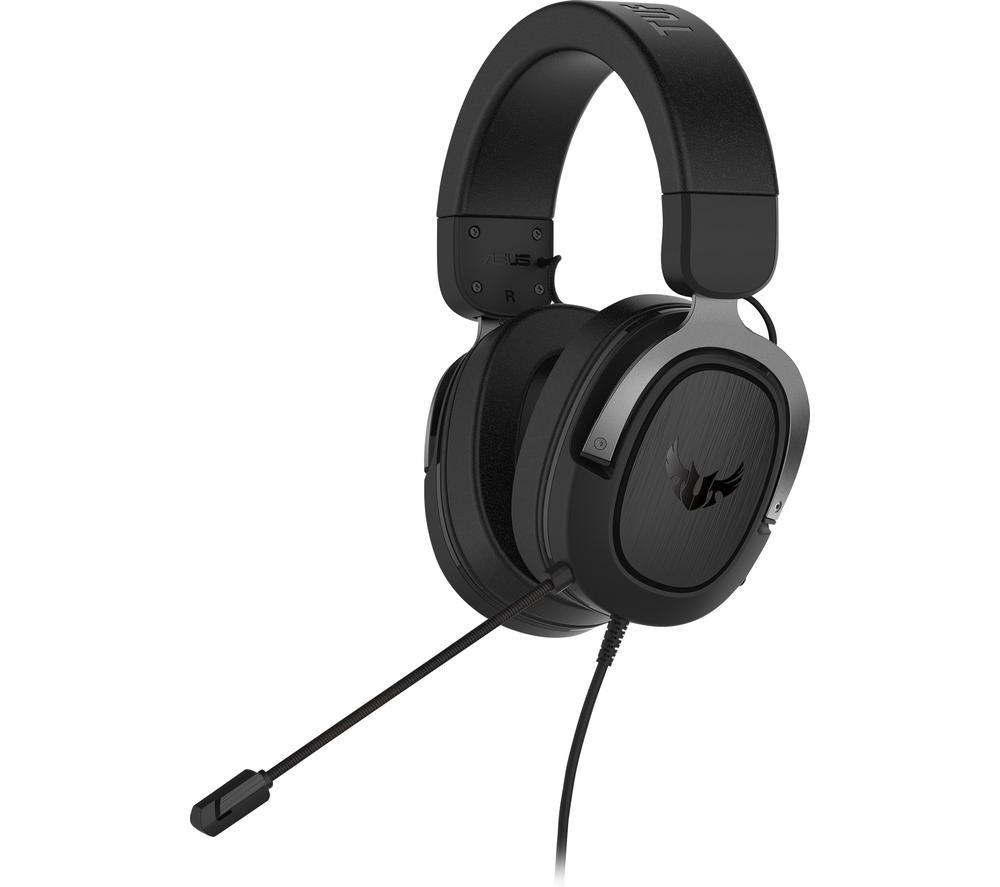 ASUS TUF Gaming H3 7.1 Gaming Headset - Grey  Silver/Grey