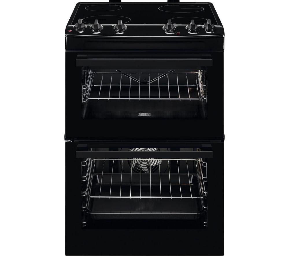 ZANUSSI ZCV66050BA 60 cm Electric Ceramic Cooker - Black