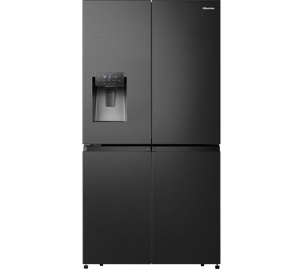 HISENSE RQ760N4BFF Fridge Freezer - Black Stainless Steel  Stainless Steel