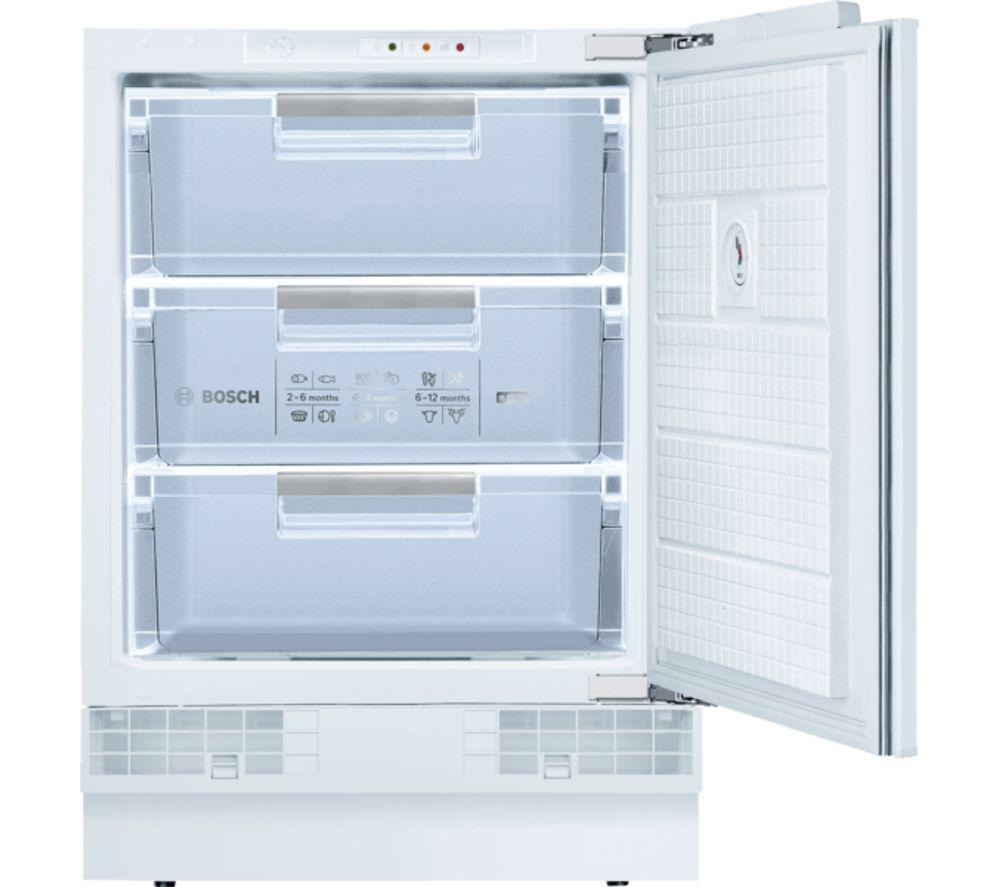 BOSCH GUD15AFF0G Integrated Undercounter Freezer - Fixed Hinge