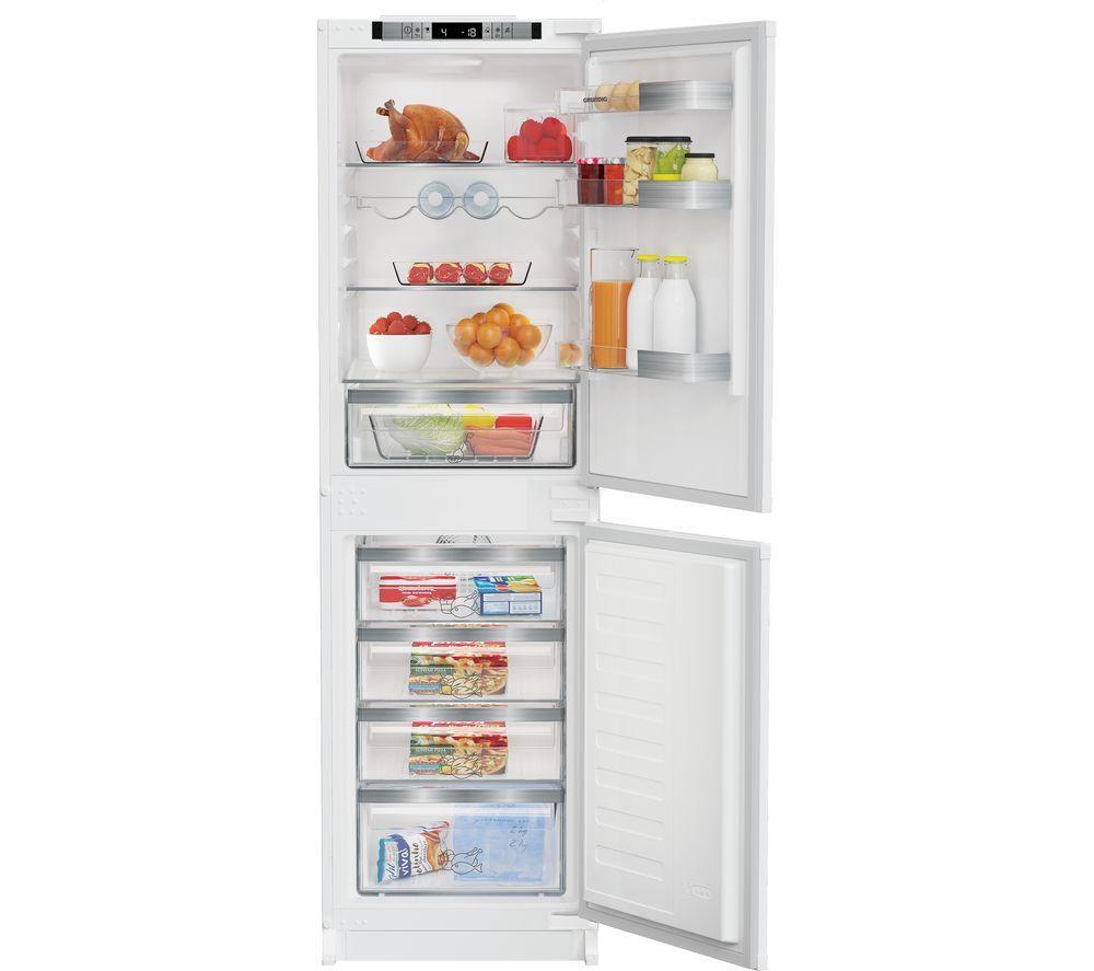GRUNDIG GKFED455 Integrated 50/50 Fridge Freezer - White  Sliding Hinge