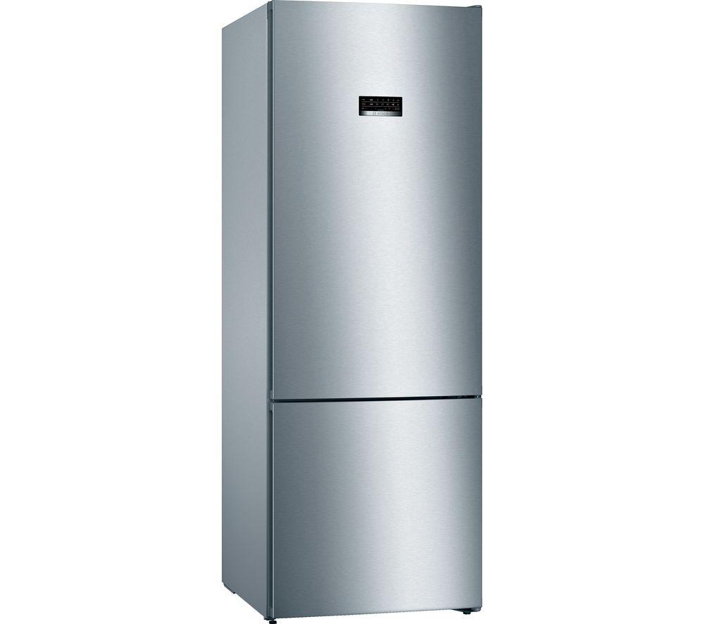 BOSCH Serie 4 KGN56XLEA 80/20 Fridge Freezer - Inox