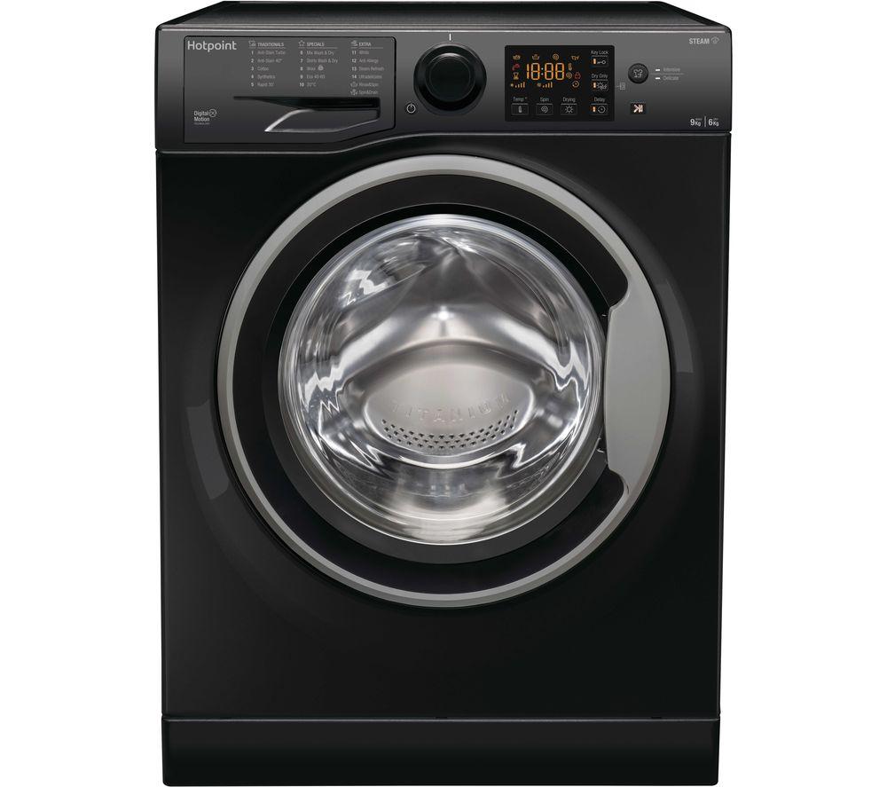 HOTPOINT RDGR 9662 KS UK N 9 kg Washer Dryer Black