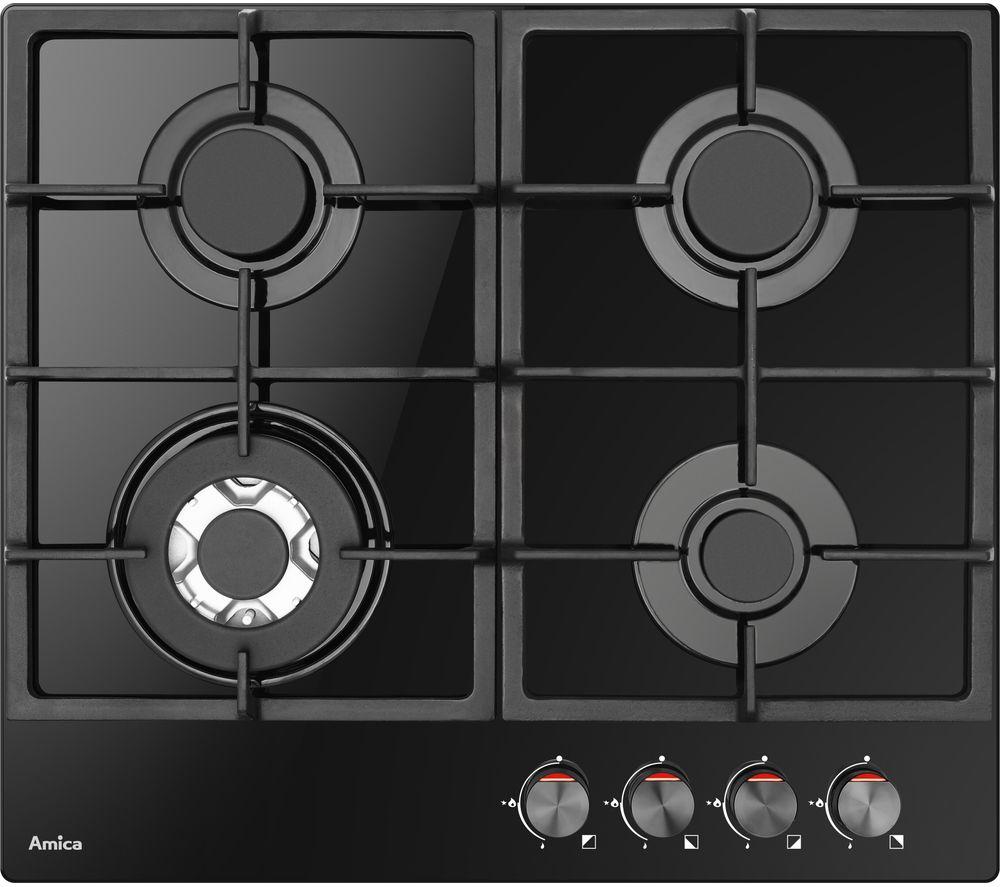 AMICA AGVH6250BL Gas Hob - Black