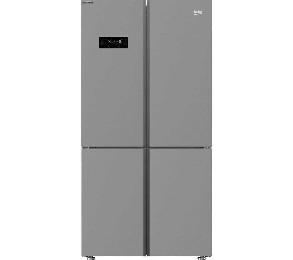 BEKO MN1436224DPS Fridge Freezer - Stainless Steel