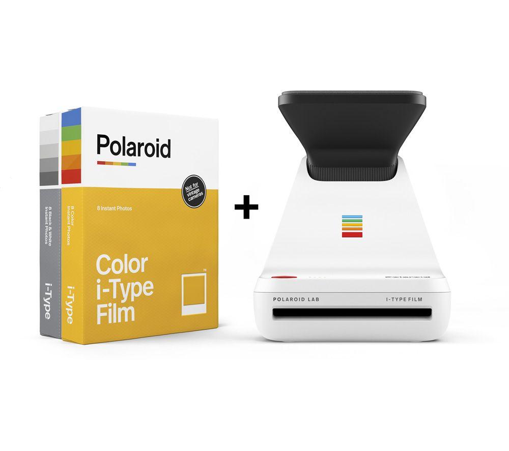 POLAROID Lab with Film Twin Pack - White